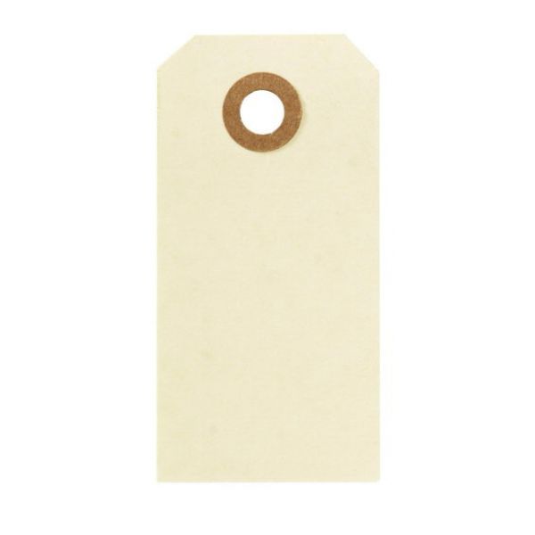 MANILA TAGS CREME 4X8CM 20STK