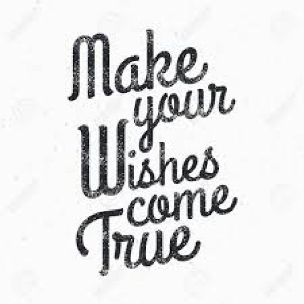 VINTAGE STAMP WISHES COME TRUE