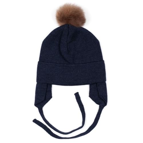 HUTTELIHUT - CHULLO HUT WOOL NAVY