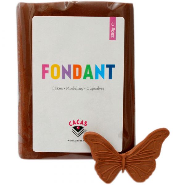 Fondant Cacas Brun Sjokolade smak 250g 