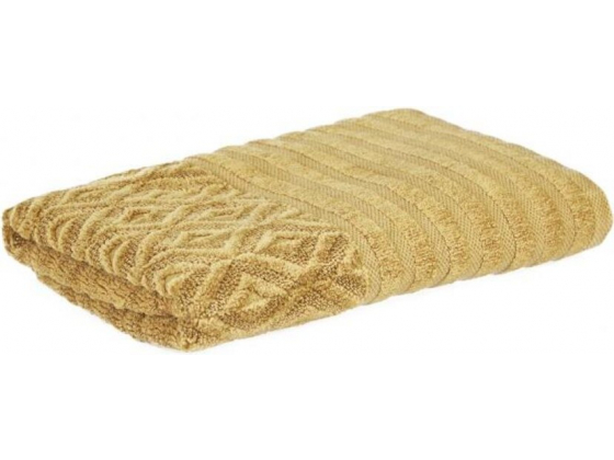 Stone towel mustard 46x94cm