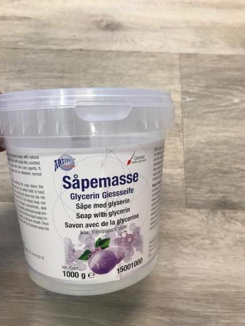 Såpemasse Global 1kg – Klar CREARTEC 