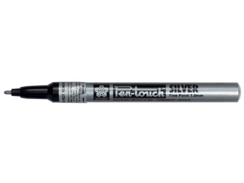 Sakura Pen-Touch – F 1,0mm – Sølv