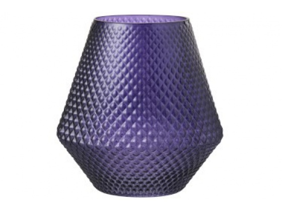 Vase Scale Glass Purple Large