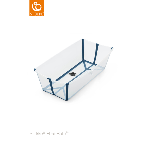 STOKKE® - FLEXI BATH® X-LARGE TRANSPARENT BLUE
