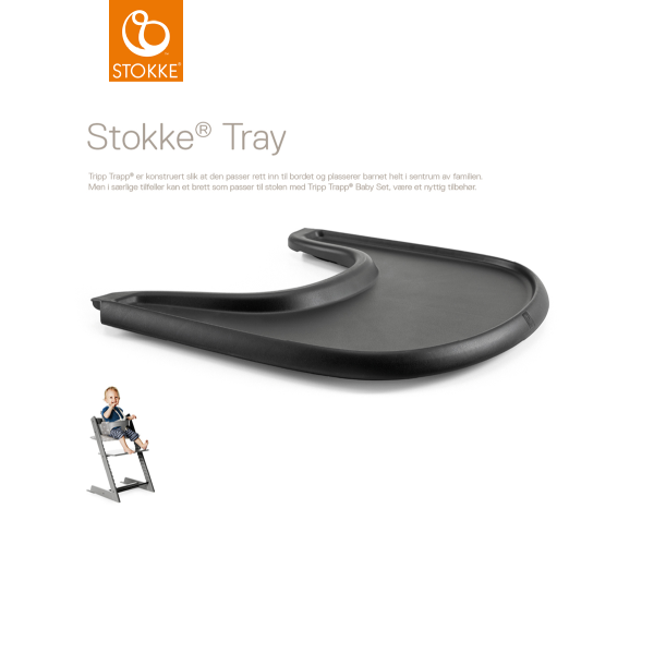Stokke® | Spisebrett - Black 