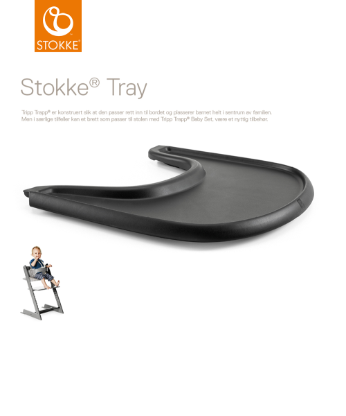 Stokke® | Spisebrett - Black 