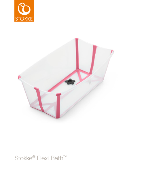 STOKKE® - FLEXI BATH® TRANSPARENT PINK