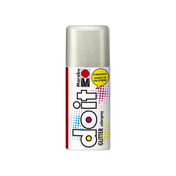 Marabu do it colorspray 150ml – 582 Glitter Silver