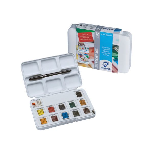 VAN GOGH POCKETBOX 12 HALF-PANS OG PENSE