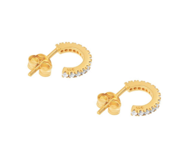 Simplicity mini hoops - Gold - Image 2