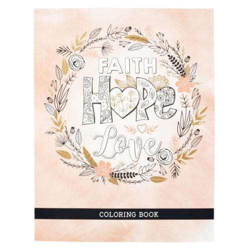 FARGEBOK - Faith Hope Love 