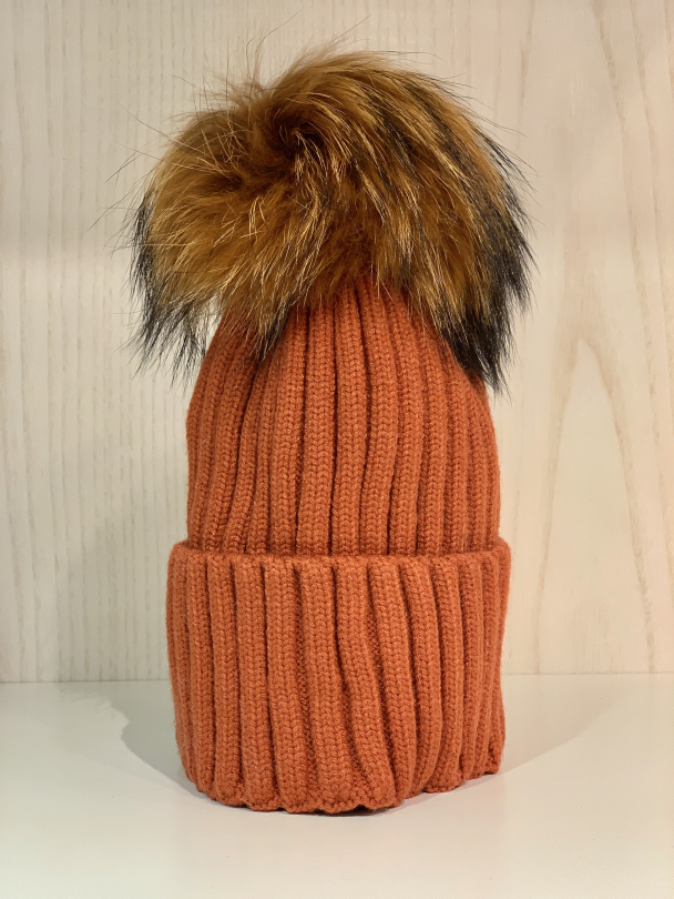 Lue med pelsdusk - Orange