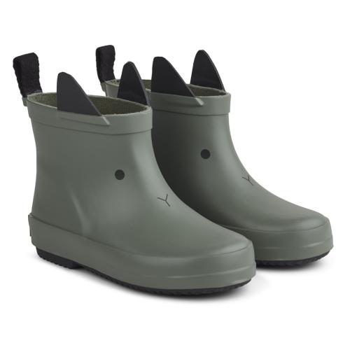 Liewood | Tobi Rain Boots - Rabbit Faune Green
