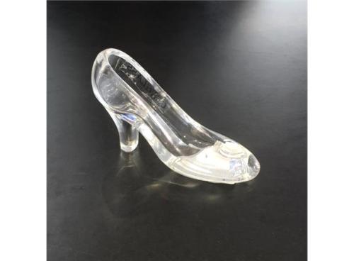 Borddeko Glass Sko M/Hjerte 