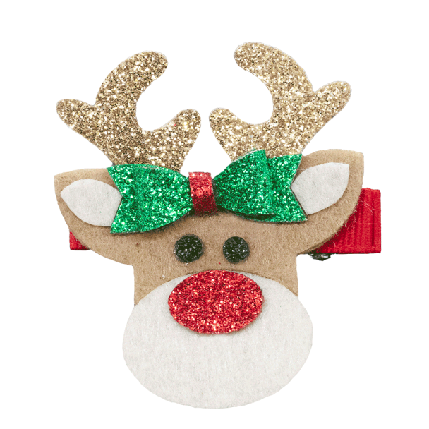 Hårspenne Rudolf Sløyfe