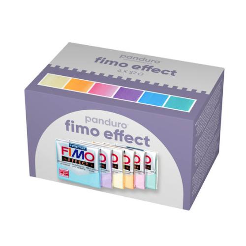 Sett Fimo effect Pastell 6x57g