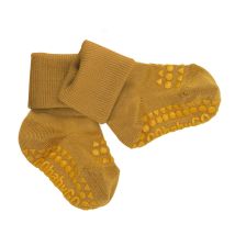 GOBABYGO | Non-Slip Socks Bamboo - Mustard