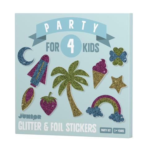 DIY Create glitter stickers