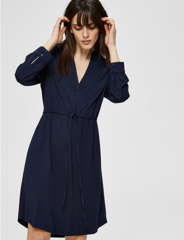 Mie damina 7/8 dress - dark sapphire - Image 3