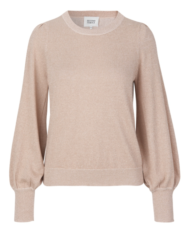 Lea Knit O - Neck - Creme de peche - Image 2