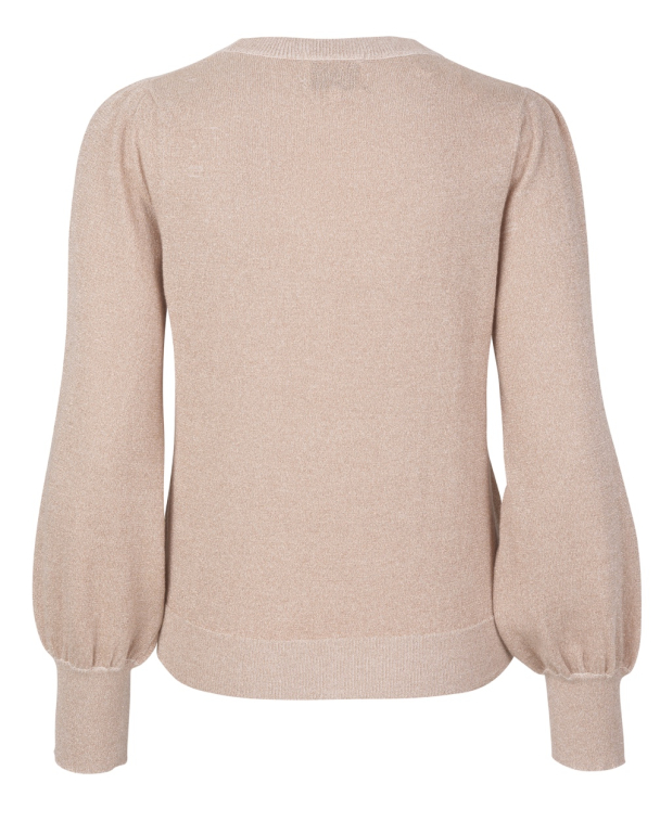 Lea Knit O - Neck - Creme de peche - Image 3