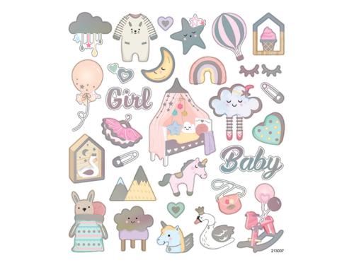 Klistremerker – Baby jente