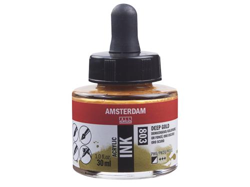 Amsterdam Ink 30ml – 802 Light Gold