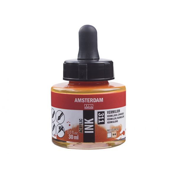 Amsterdam Ink 30ml – 311 Vermillion