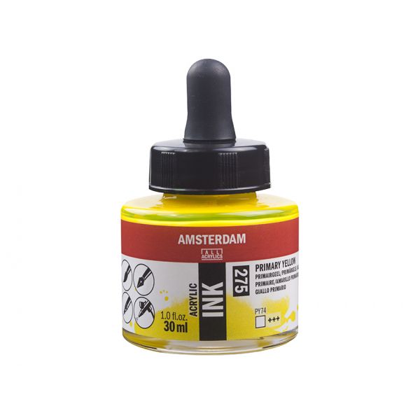 Amsterdam Ink 30ml – 275 Primary Yellow