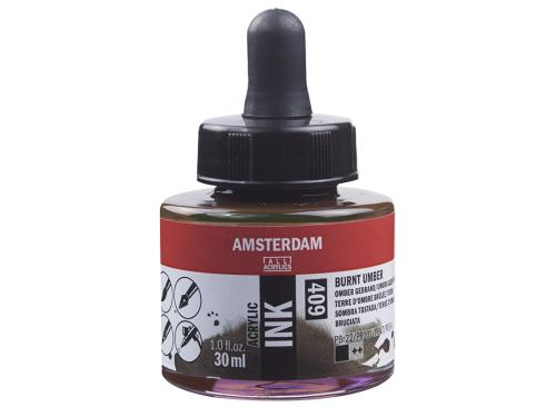 Amsterdam Ink 30ml – 409 Burnt Umber