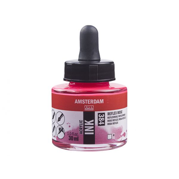 Amsterdam Ink 30ml – 384 Reflex Rose