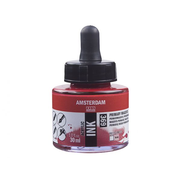 Amsterdam Ink 30ml – 369 Primary Magenta