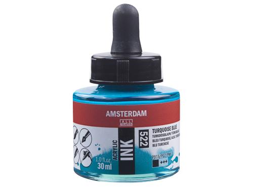 Amsterdam Ink 30ml – 522 Turquoise Blue