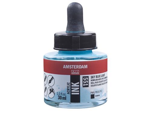 Amsterdam Ink 30ml – 551 Sky Blue Light