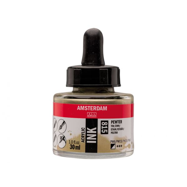 Amsterdam Ink 30ml – 815 Pewter