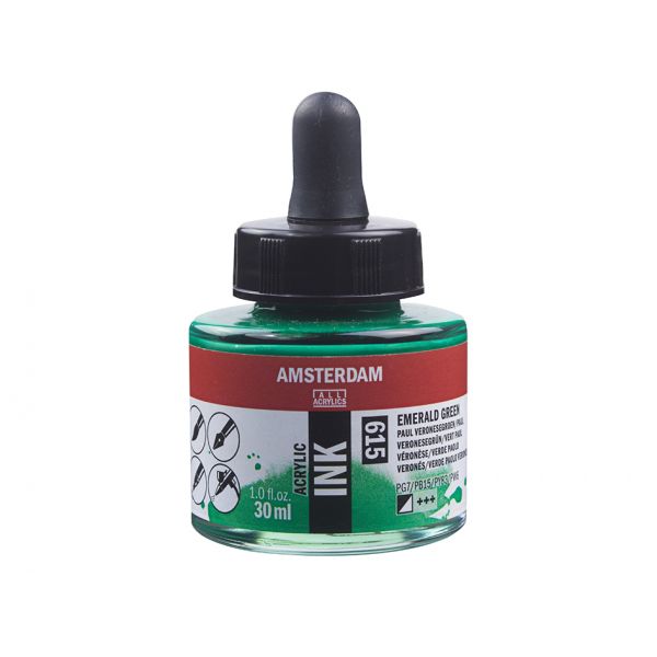 Amsterdam Ink 30ml – 615 Emerald Green