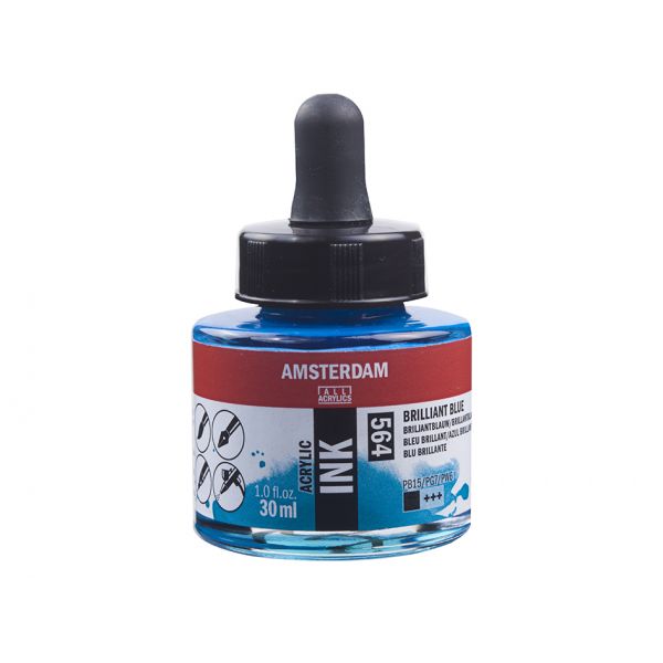 Amsterdam Ink 30ml – 564 Brilliant Blue