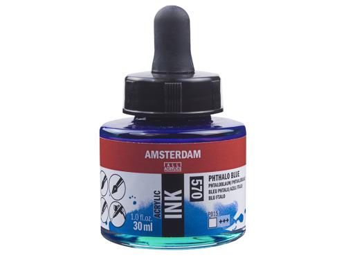 Amsterdam Ink 30ml – 570 Phthalo Blue