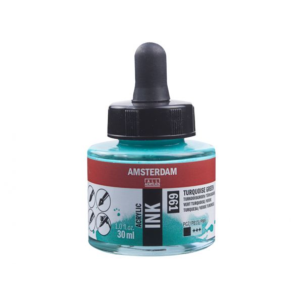 Amsterdam Ink 30ml – 661 Turquoise Green