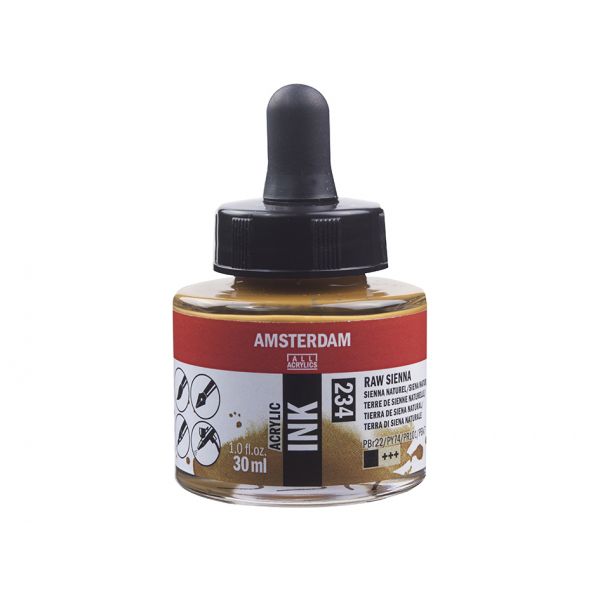 Amsterdam Ink 30ml – 234 Raw Sienna