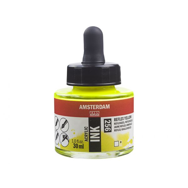 Amsterdam Ink 30ml – 256 Reflex Yellow