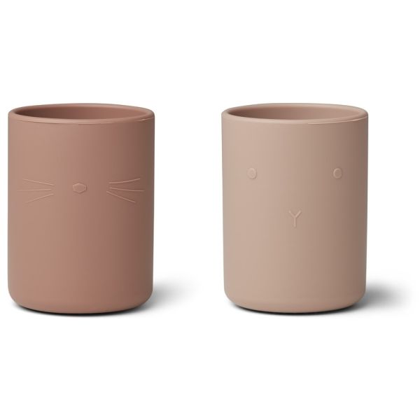 LIEWOOD - ETHAN KOPPER SILIKON 2-PK ROSE MIX