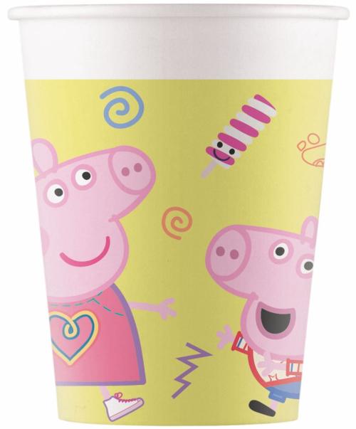 Drikkekrus i Papp, Peppa Pig 8 stk 