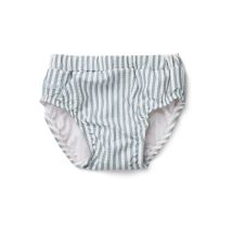 Liewood | Frej Baby Swim Pants Seersucker - Stripe Sea Blue/White
