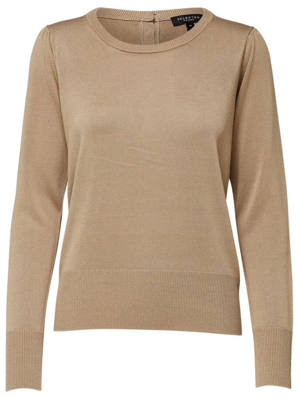 Stinna Knit O-Neck Cornstalk  - Image 2