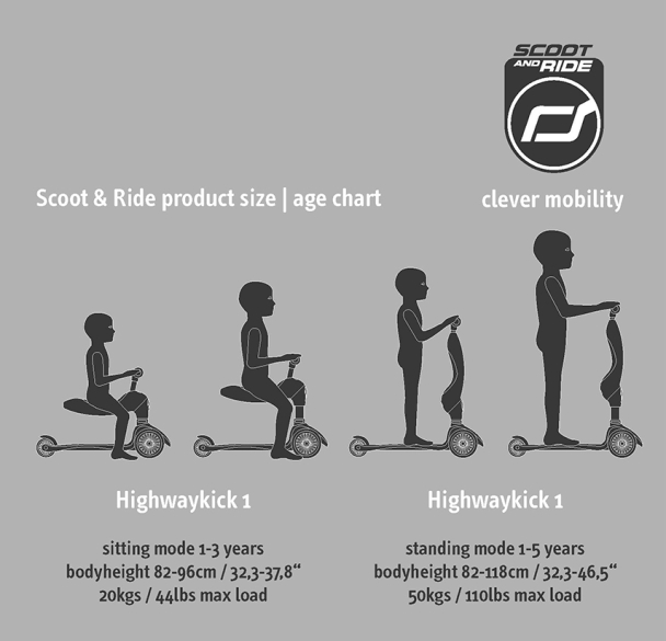 Scoot & Ride | Sparkesykkel Highwaykick 1 - Kiwi - Image 2