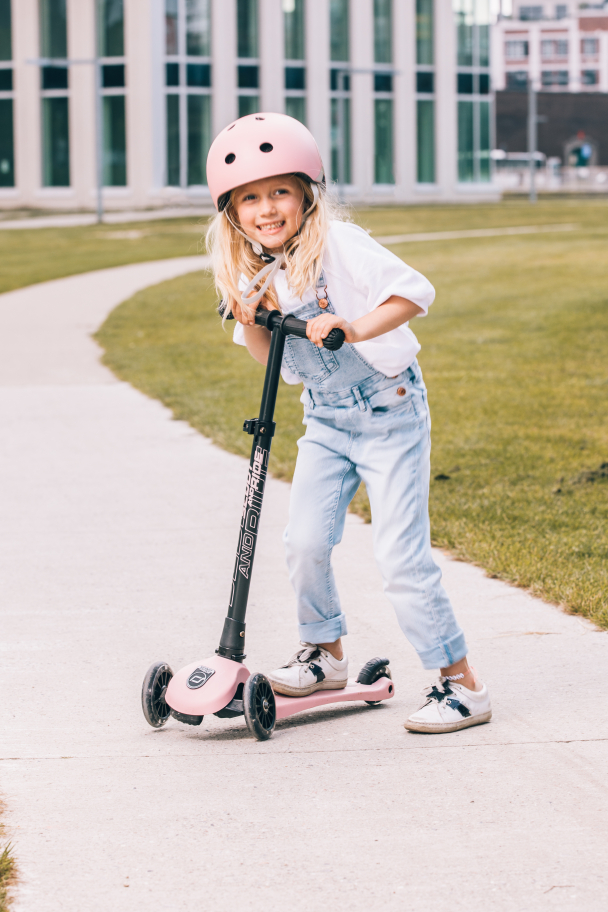 Sparkesykkel Highwaykick 3 LED - Rose - Image 7