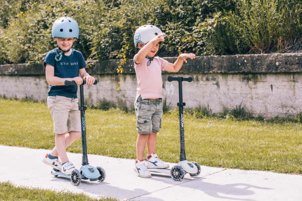 SCOOT & RIDE - SPARKESYKKEL HIGHWAYKICK 3 LED STEEL - Image 10