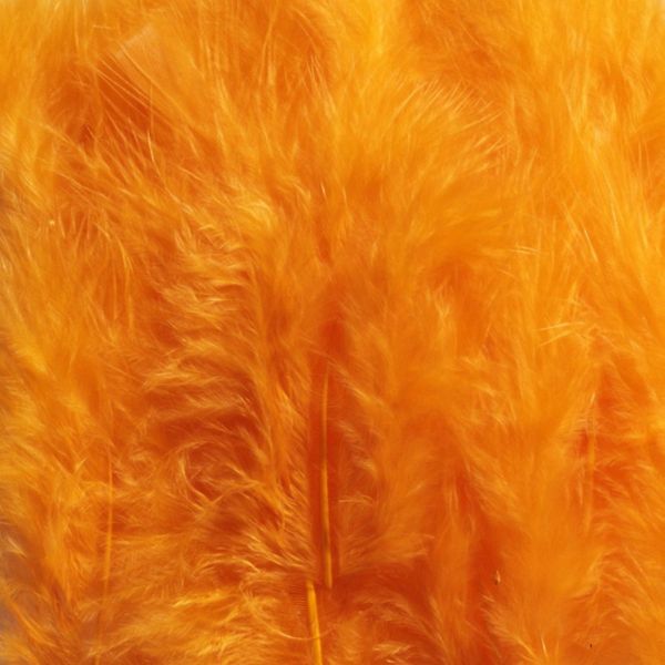Fjær Oransje 5-10 cm 12 stk
